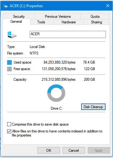 speed up disk